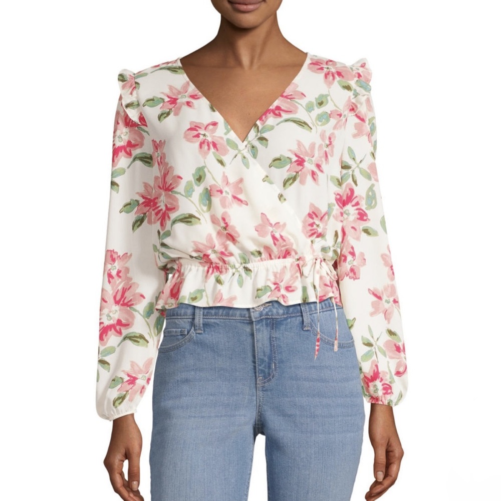 Society + stitch beautiful Floral blouse